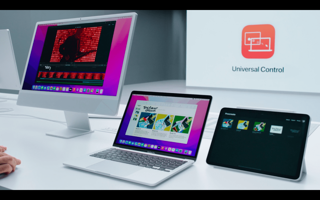 Apple announced Universal Control for Mac OS Monterey 